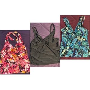 Tankini’s - lot of 3 - size large/fit large